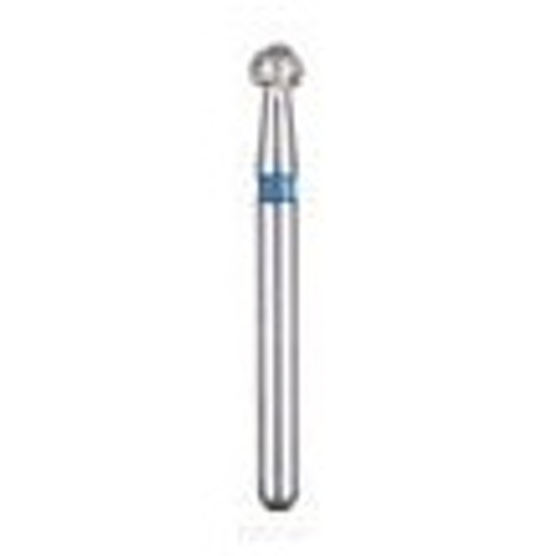 Kerr #150R Regular Grit BluWhite Round Diamond Bur with FG Shaft (FG150R-5) Kerr #150R Regular Grit BluWhite Round Diamond Bur with FG Shaft (FG150R-5)