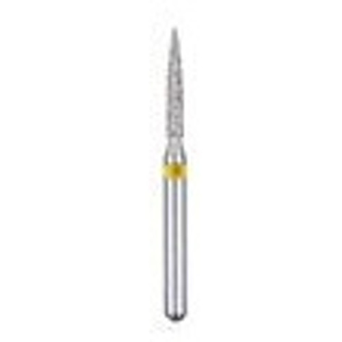 Kerr #216SF Super-Fine Grit BluWhite Flame Diamond Bur with FG Shaft (FG216SF-5)