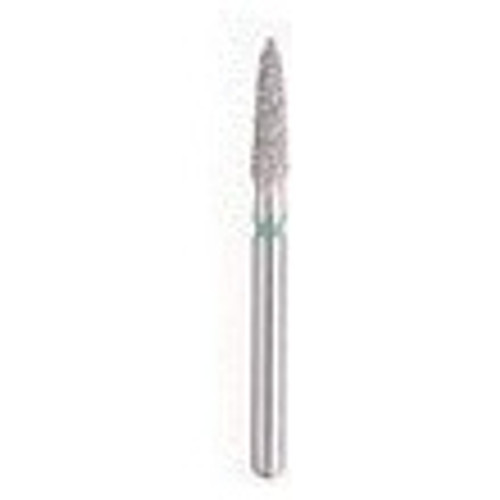 Kerr #250C Coarse Grit BluWhite Flame Diamond Bur with FG Shaft (FG250C-5) Kerr #250C Coarse Grit BluWhite Flame Diamond Bur with FG Shaft (FG250C-5)