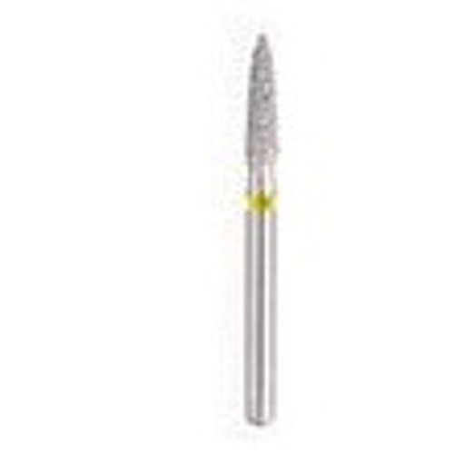 Kerr #250SF Super-Fine Grit BluWhite Flame Diamond Bur with FG Shaft (FG250SF-5)