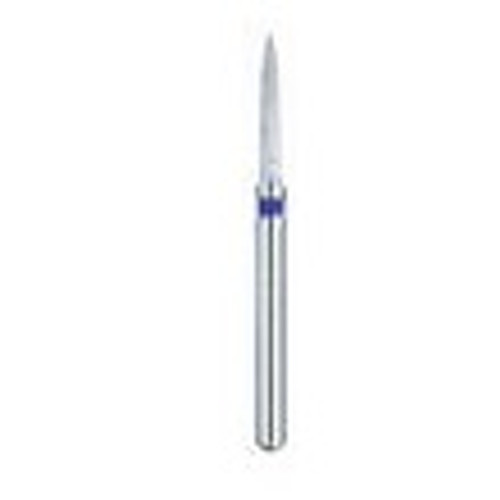 Kerr #5205L Compo-Fine Grit BluWhite Flame Diamond Bur with FG Shaft (FG5205L-5) Kerr #5205L Compo-Fine Grit BluWhite Flame Diamond Bur with FG Shaft (FG5205L-5)