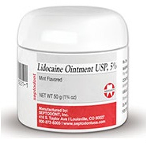 Septodont Lidocaine Mint Topical Ointment (01T0160)