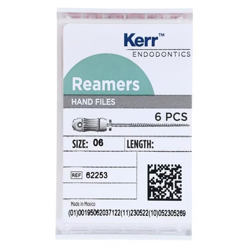 Kerr Endodontics #06 x 21mm Pink Reamer (62252) Kerr Endodontics #06 x 21mm Pink Reamer (62252)