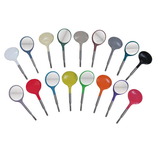 Zirc #4 Neon Pink Crystal HD Cone Socket Mouth Mirror (50Z371S) Zirc #4 Neon Pink Crystal HD Cone Socket Mouth Mirror (50Z371S)
