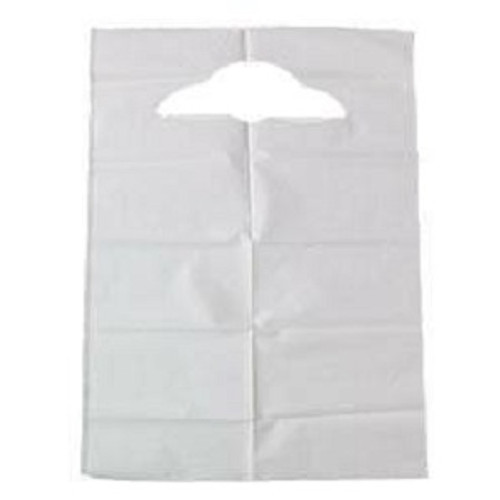 TIDI 20" x 30" White Slipover Patient Bib (919398)