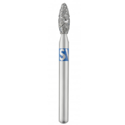 SS White 868-024 Sterile Piranha 2X Modified Beveled Cylinder Diamond Bur (868-024-2X) SS White 868-024 Sterile Piranha 2X Modified Beveled Cylinder Diamond Bur (868-024-2X)