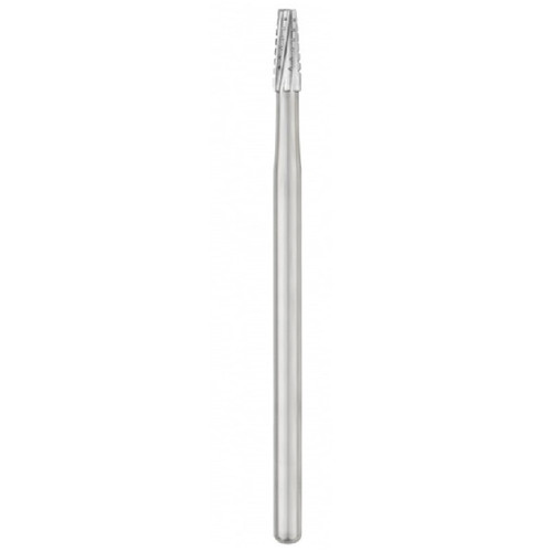 SS White 702L Taper/Flat End Cross Cut Sterile Oral Surgery Carbide Bur with Shank 2 (30024)