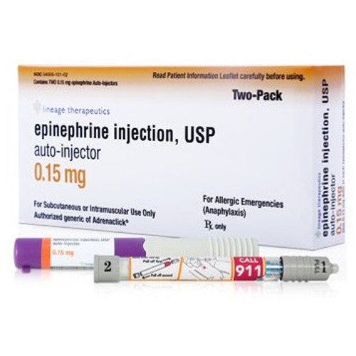 Amneal-Impax 0.15mg Epinephrine Auto-Injector (00115169549) Amneal-Impax 0.15mg Epinephrine Auto-Injector (00115169549)