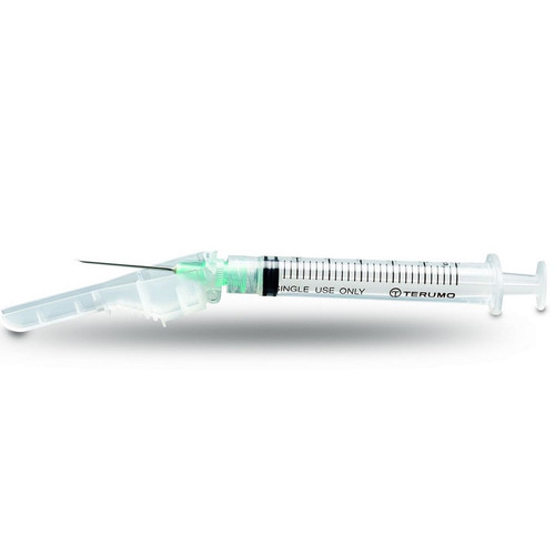Terumo 23G x 1" SurGuard3 Hypodermic Safety Needle with 3cc Syringe (SG3-03L2325) Terumo 23G x 1" SurGuard3 Hypodermic Safety Needle with 3cc Syringe (SG3-03L2325)