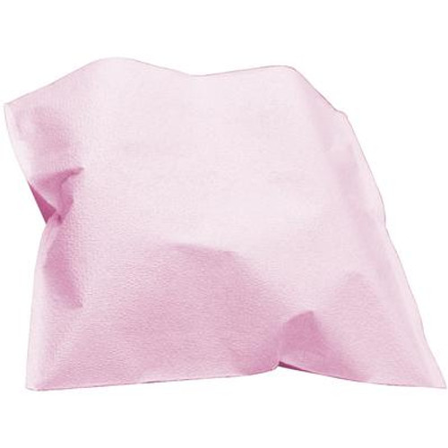 Crosstex 10" x 10" Dusty Rose Tissue/Poly Headrest Cover (L0DR) Crosstex 10" x 10" Dusty Rose Tissue/Poly Headrest Cover (L0DR)