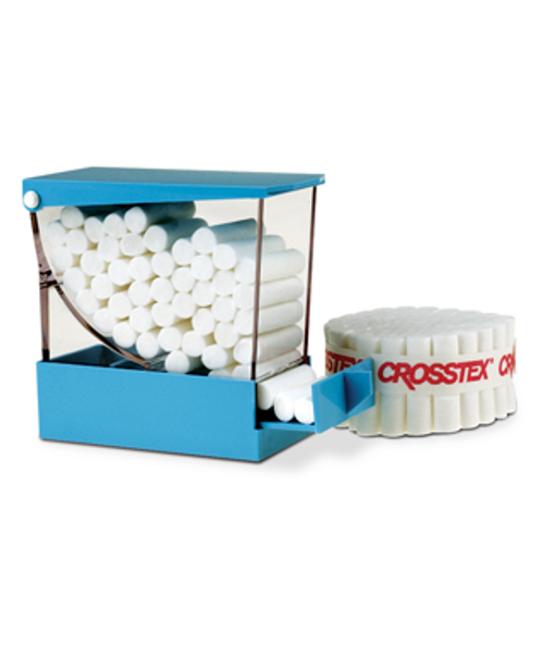 Crosstex Blue Deluxe Cotton Roll Dispenser (PDCBL)