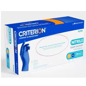 Henry Schein X-Small Criterion N200 Nitrile PF Exam Glove (9007437)