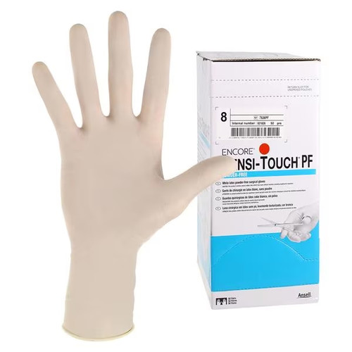 Ansell Size 8 Encore Sensi-Touch PF Latex Surgical Gloves (7826PF) Ansell Size 8 Encore Sensi-Touch PF Latex Surgical Gloves (7826PF)