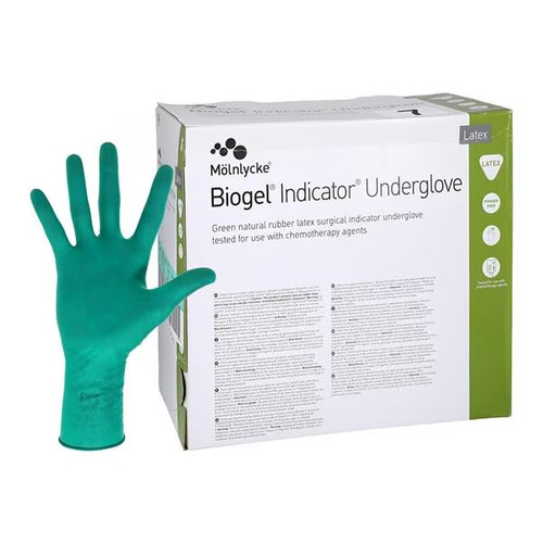 Molnlycke Size 7.5 Biogel Indicator Latex PF Underglove (31275) Molnlycke Size 7.5 Biogel Indicator Latex PF Underglove (31275)