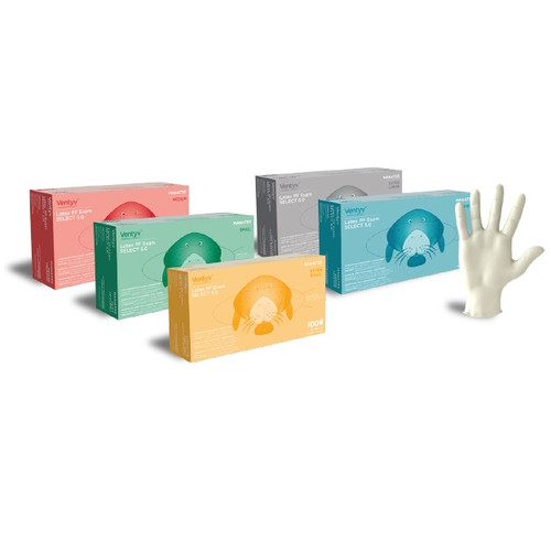 Ventyv Small 5.0 Manatee Latex PF Exam Glove (10119103)