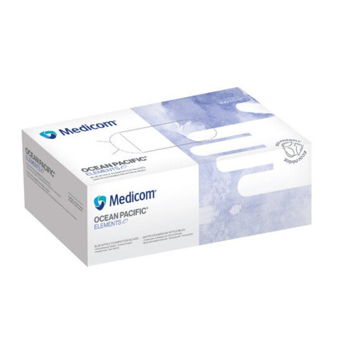 Medicom X-Small Ocean Pacific Elements Nitrile Exam Glove (OPXS-BIO)