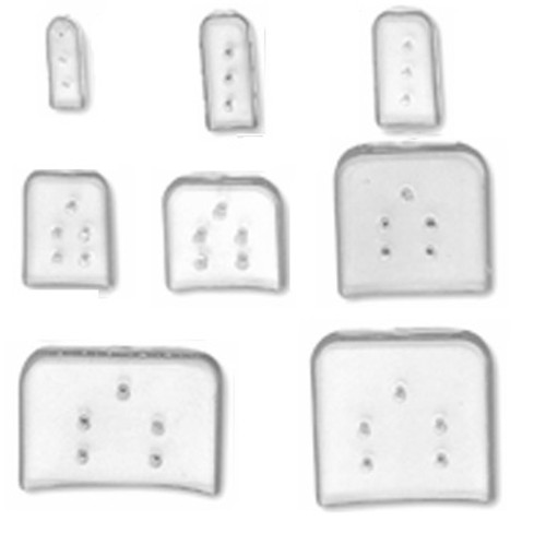 Aspen Surgical 12.7mm x 25mm Clear Vented Osteotome Tip Protector (094033BBG)