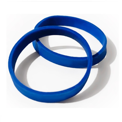 Aspen Surgical Protek 1.25" x 1/8" Blue Elastic Band (1-519-0126)