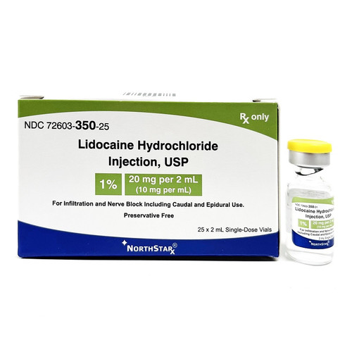 Northstar RX 1% Lidocaine HCl in 2mL Vial (72603035025) Northstar RX 1% Lidocaine HCl in 2mL Vial (72603035025)