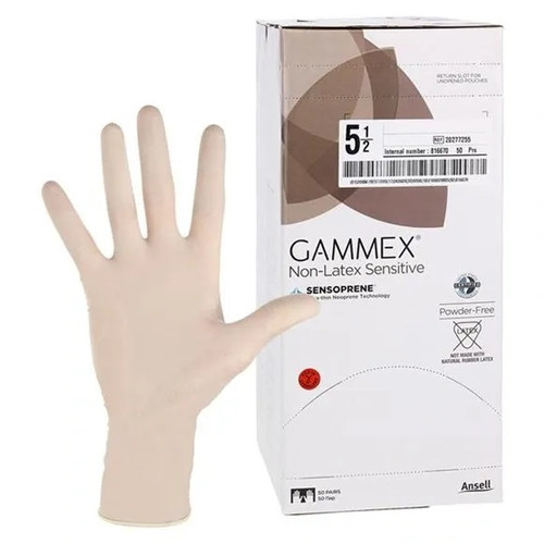 Ansell Size 5-1/2 Gammex Neoprene Surgical Gloves (20277255) Ansell Size 5-1/2 Gammex Neoprene Surgical Gloves (20277255)