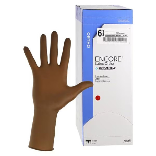 Ansell Size 6-1/2 Encore Latex Ortho PF Surgical Glove (5788002) Ansell Size 6-1/2 Encore Latex Ortho PF Surgical Glove (5788002)