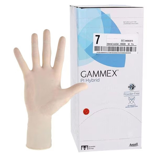 Ansell Size 7 Gammex PI Hybrid Surgical Gloves (340063070) Ansell Size 7 Gammex PI Hybrid Surgical Gloves (340063070)