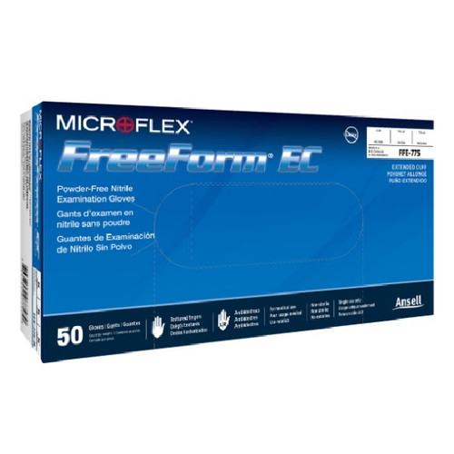 Ansell XX-Large FreeForm EC FFE-775 Nitrile PF Exam Gloves (FFE-775-XXL) Ansell XX-Large FreeForm EC FFE-775 Nitrile PF Exam Gloves (FFE-775-XXL)