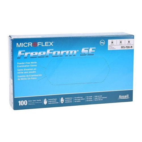 Ansell Medium FreeForm SE Nitrile PF Exam Gloves (FFS-700-M) Ansell Medium FreeForm SE Nitrile PF Exam Gloves (FFS-700-M)