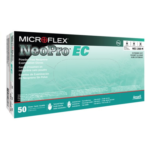 Ansell Medium Microflex NeoPro EC Neoprene Exam Gloves (NEC-288-M)