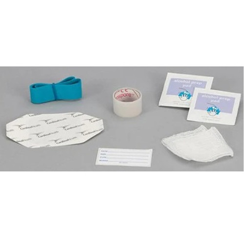 IV Start Kit with #1614 Tegaderm Dressing - 100/Case (01-98001A)