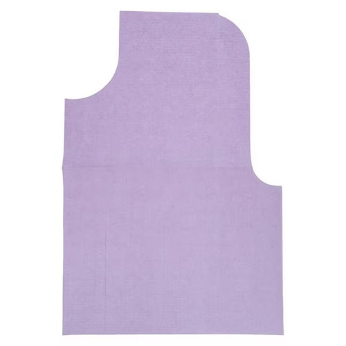 TIDI 18" x 22" Lavender Ultimate Specialty Bib with Contour Neck (917909)