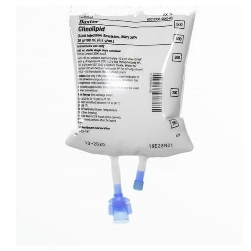 Baxter 20% Clinolipid Lipid Injectable Emulsion (EADB9523)