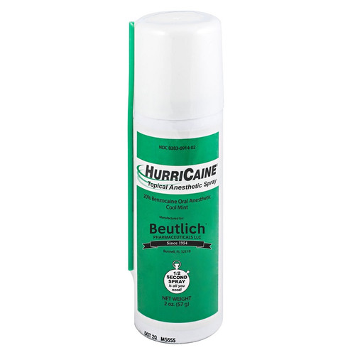 Beutlich HurriCaine Topical Anesthetic Spray (0283-0914-02) Beutlich HurriCaine Topical Anesthetic Spray (0283-0914-02)
