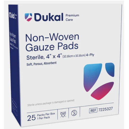 4" x 4" Sterile 4-Ply Non-Woven Pad (7225327) 4" x 4" Sterile 4-Ply Non-Woven Pad (7225327)