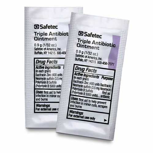Safetec Triple Antibiotic Ointment in 0.9g Pouch (53204)