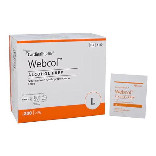 Cardinal Health Large Webcol Alcohol Prep Pad (5110)
