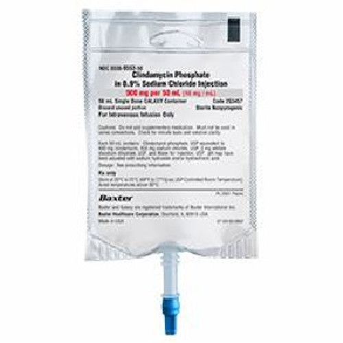 Baxter 900mg/50mL Clindamycin Phosphate in 0.9% Sodium Chloride for Injection Bag (2G3457) Baxter 900mg/50mL Clindamycin Phosphate in 0.9% Sodium Chloride for Injection Bag (2G3457)