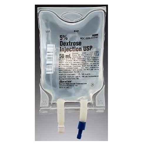 Baxter 5% Dextrose for Injection in Viaflex Plastic Container (2B0086) Baxter 5% Dextrose for Injection in Viaflex Plastic Container (2B0086)