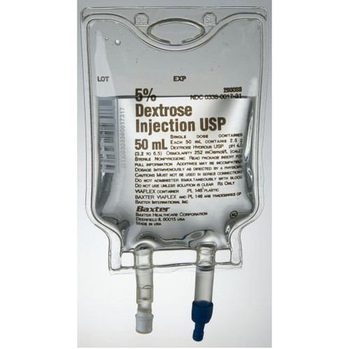 Baxter 5% Dextrose for Injection in Viaflex Plastic Container (2B0088) Baxter 5% Dextrose for Injection in Viaflex Plastic Container (2B0088)
