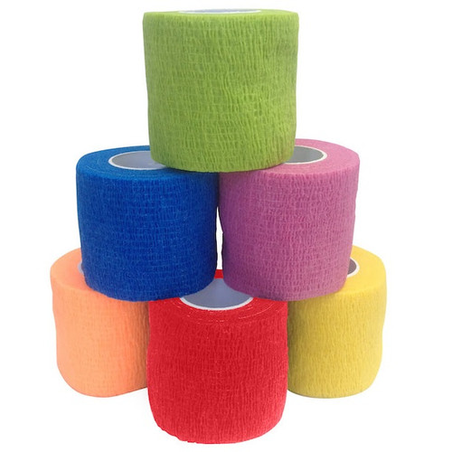 AMD-Medicom 6" x 5 Yards Ritmed Cohesive Bandage in Assorted Colors (A6061-A) AMD-Medicom 6" x 5 Yards Ritmed Cohesive Bandage in Assorted Colors (A6061-A)