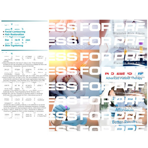 Aesthetics PRF Patient Tri-Fold Brochure by Dr. Choukroun (PRF-AESTHETICS-BROCHURE)