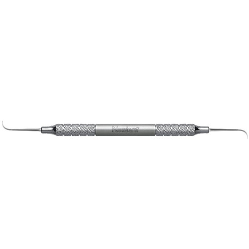 Nordent 128/128 Nebraska Anterior Sickle Relyant Scaler with Relyant #6 Handle (VSC128-128) Nordent 128/128 Nebraska Anterior Sickle Relyant Scaler with Relyant #6 Handle (VSC128-128)