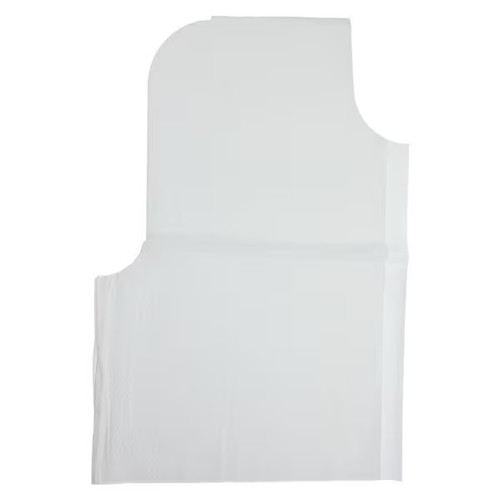 Graham Medical 30" x 21" White 3-Ply Tissue Exam Cape (70211N)