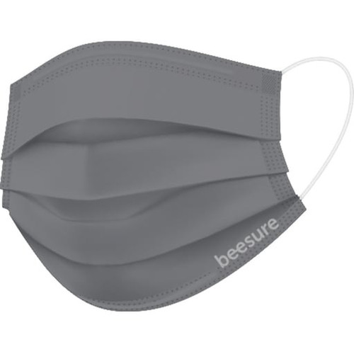 EcoBee Cool Gray Vibe ASTM Level 3 BeeSure Face Mask (BE2590)