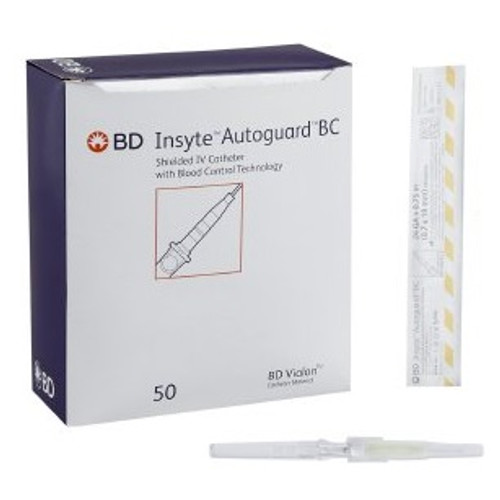 BD 24G x 3/4" Insyte Autoguard BC Shielded IV Catheter (382512)