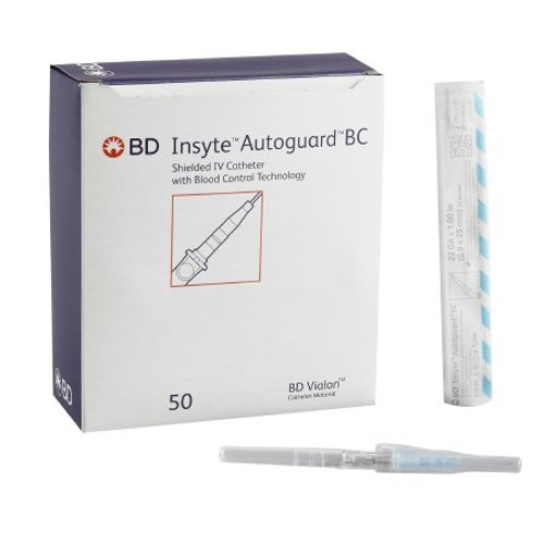 BD 22G x 1” Insyte Autoguard Shielded IV Catheter (382523)