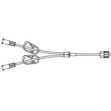 B. Braun 8" Small Bore Y-Extension Set without Injection Site (471959)