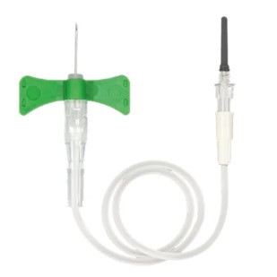 MediVena 21G x 3/4" One-Care Push Button Safety Blood Collection Set (5072)