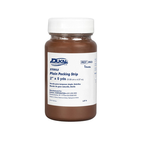 Dukal 2” x 5 Yards Sterile Alba Plain Packing Strip (263)