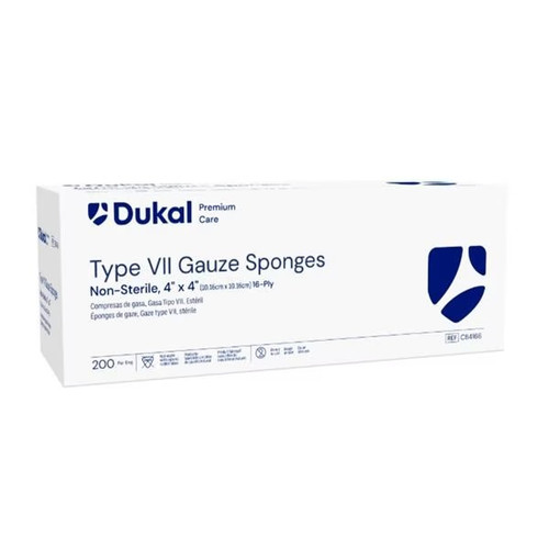 Dukal 4" x 4" 16-Ply Type VII Gauze Sponge (C84166)